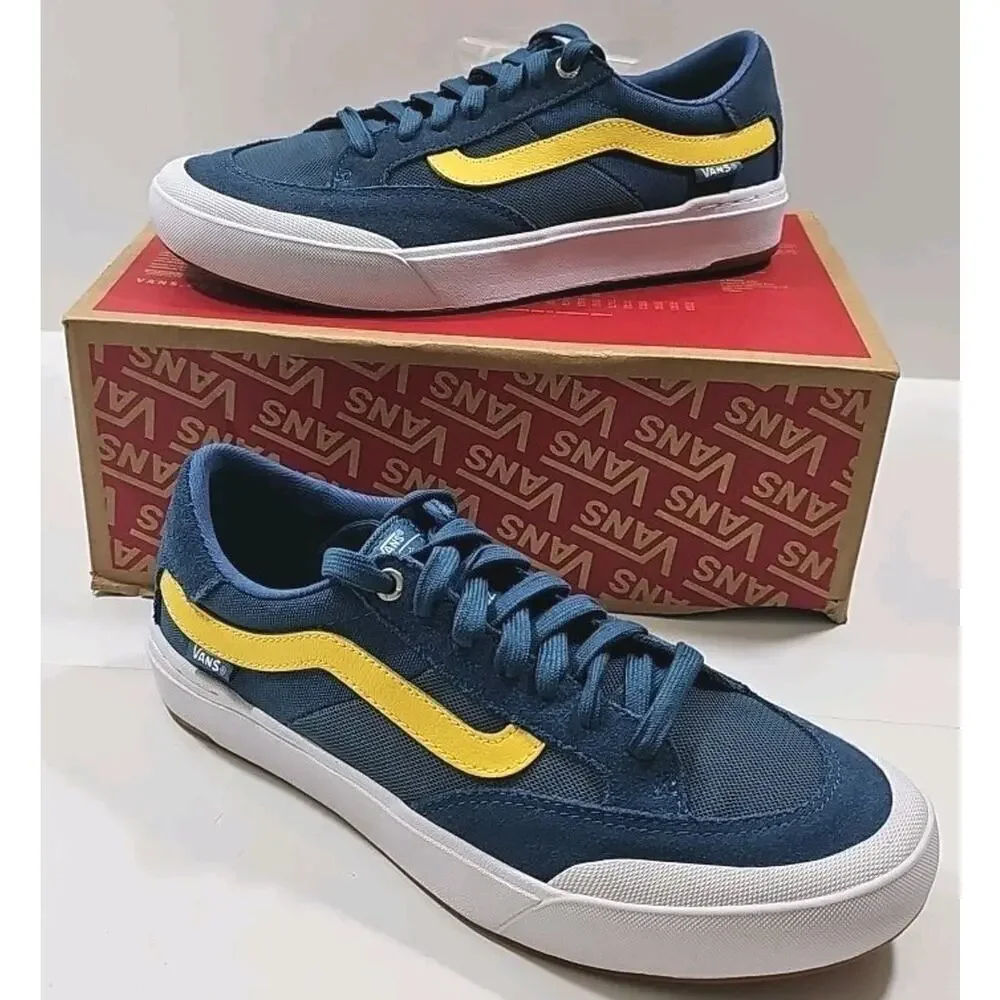 Vans ~Woman 8.5; Men's 7~ Stv. Navy Berie Pro Authentic Suede Canvas Sneakers.